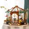 Wizardi Miniature Roombox: Wooden Coffee Shop Dollhouse Kit